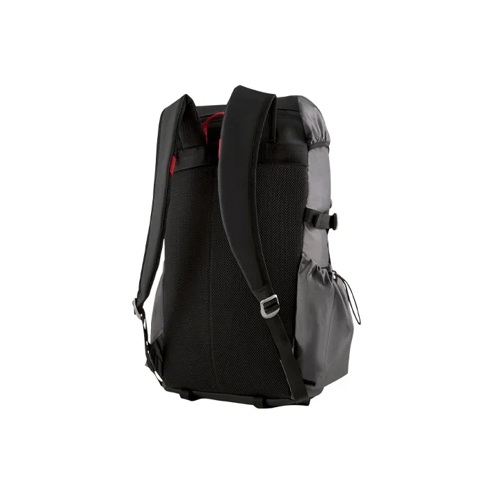 PUMA Fabric+Artificial Leather Sports Backpack Regular Unisex Black/Gray-2