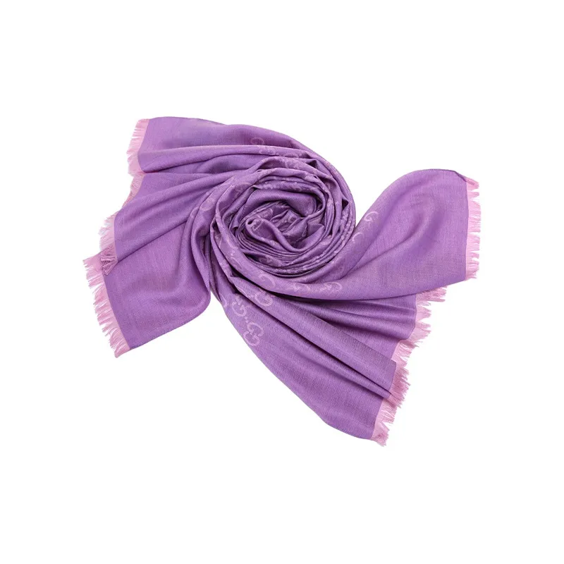 GUCCI Knit Scarves Women's Light Purple-1