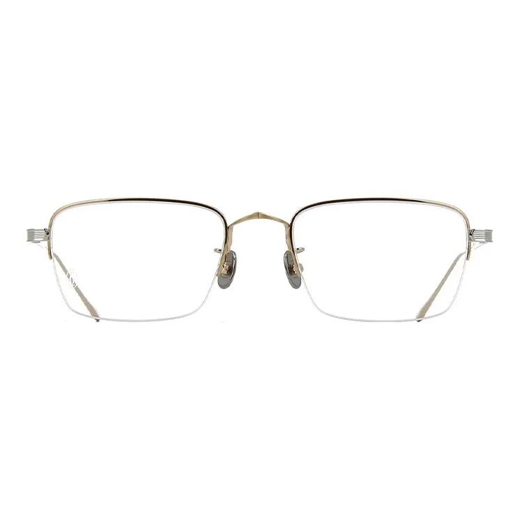 Cartier Eyeglass Frames Unisex Gold And Silver-0