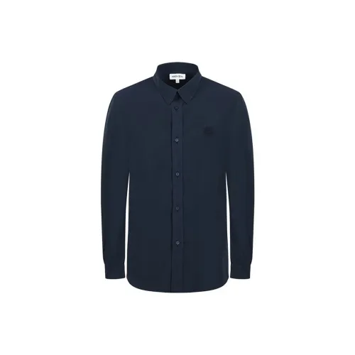 KENZO Shirts Men Navy