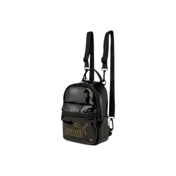 PUMA Shiny Patent Leather Backpack Regular Women's Black