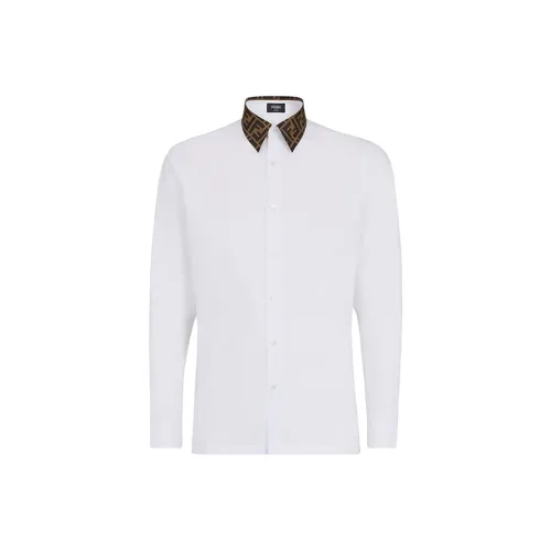 FENDI Shirts Men White