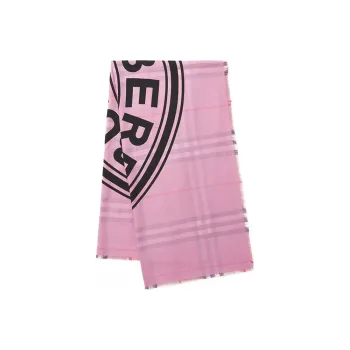 Burberry Large Check Gauze Scarf