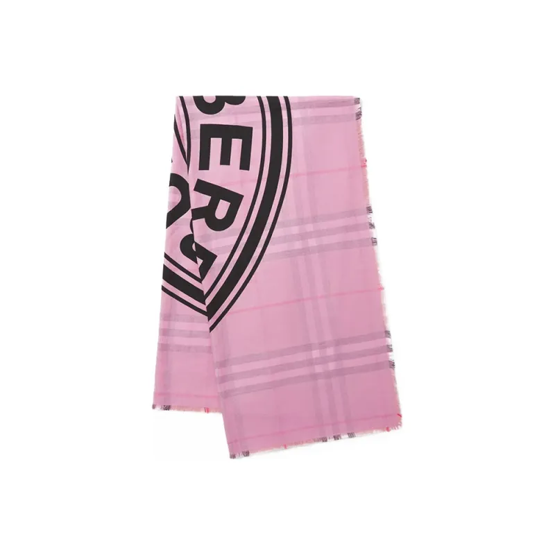 Burberry Large Check Gauze Scarf-0
