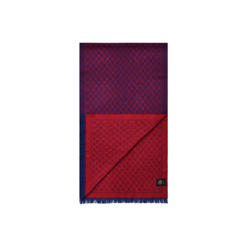 GUCCI Knit Scarves Unisex Purple-1