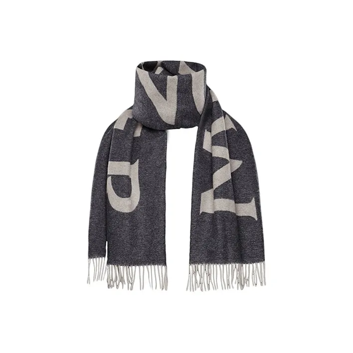 Moncler Knit Scarves Women's Gray-0