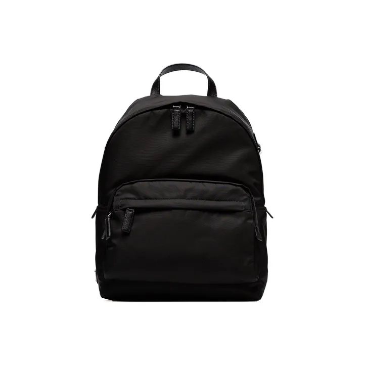 PRADA Fabric Backpack Regular Unisex Black-0
