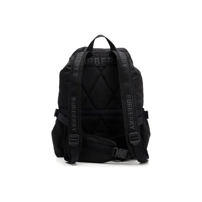 Burberry Nylon Backpack Unisex Black-2