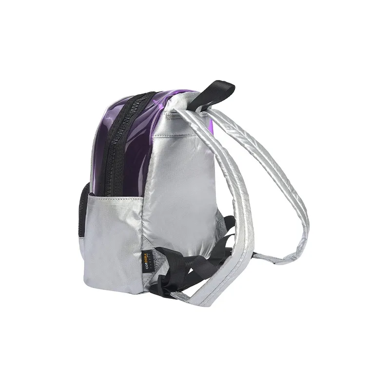 LiNing Sports Fashion Collection Polyamide Backpack Regular Unisex Silver Purple-1