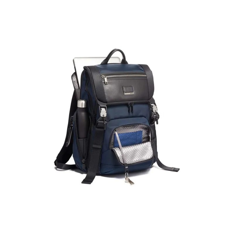 TUMI Alpha Bravo Nylon Backpack Unisex Marine Blue-1