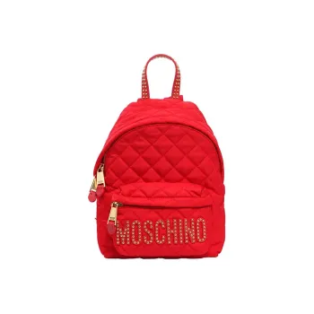 MOSCHINO Polyamide Backpack Regular Women's Red