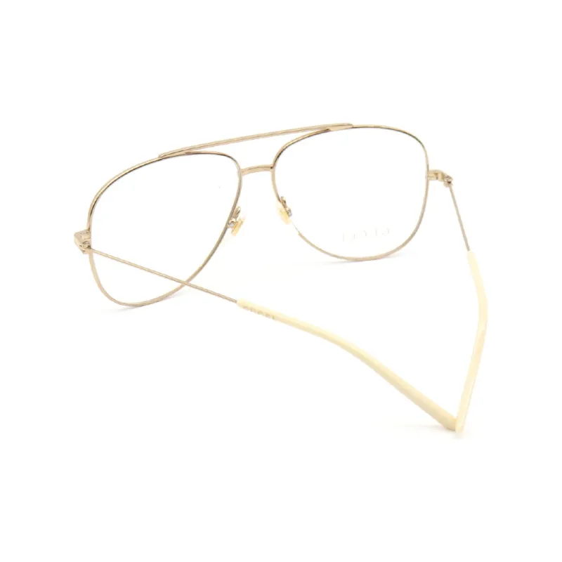 GUCCI Aviator Frame Metal Optical Frames-10