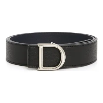 DIOR Leather Belts Men Black