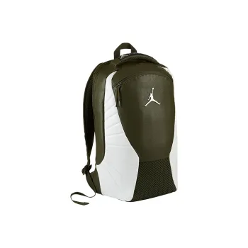 Jordan Fabric Basketball Bag Backpack Regular Unisex Olive Green White