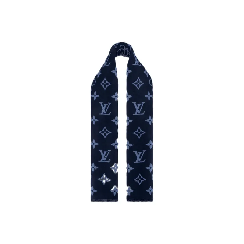 LOUIS VUITTON Wool Knit Scarves Unisex-2