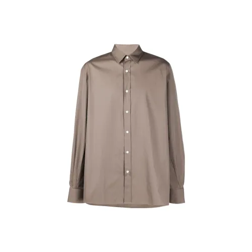 BALMAIN Shirts Men Light Brown