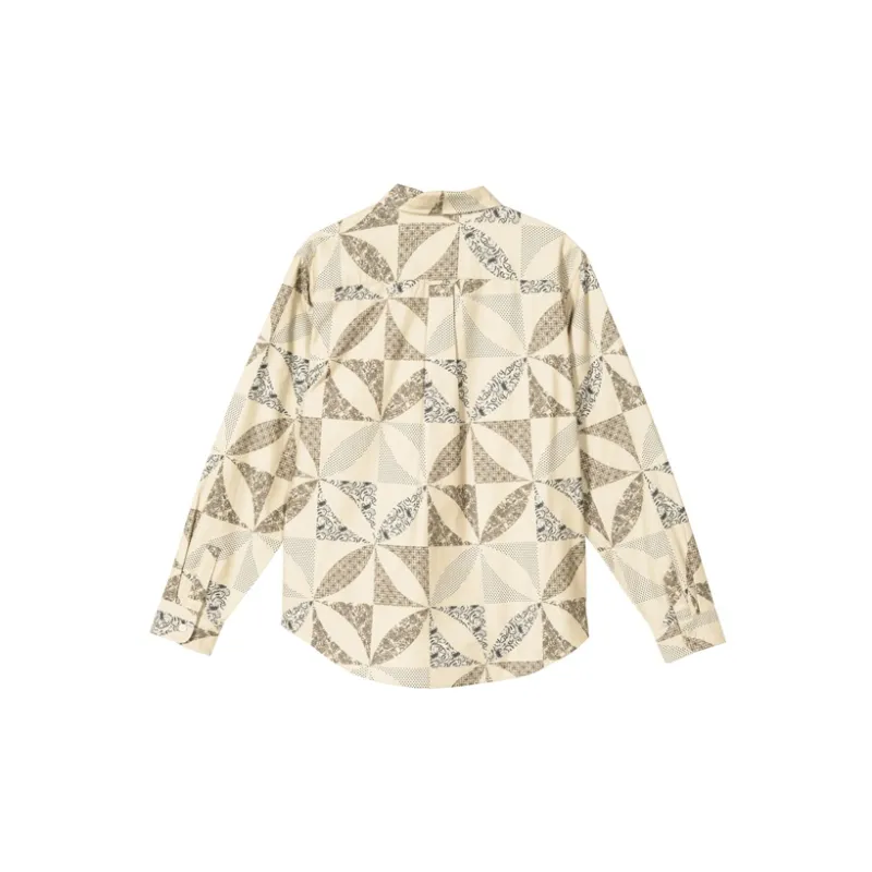 Stussy Quilt Pattern Shirt-1