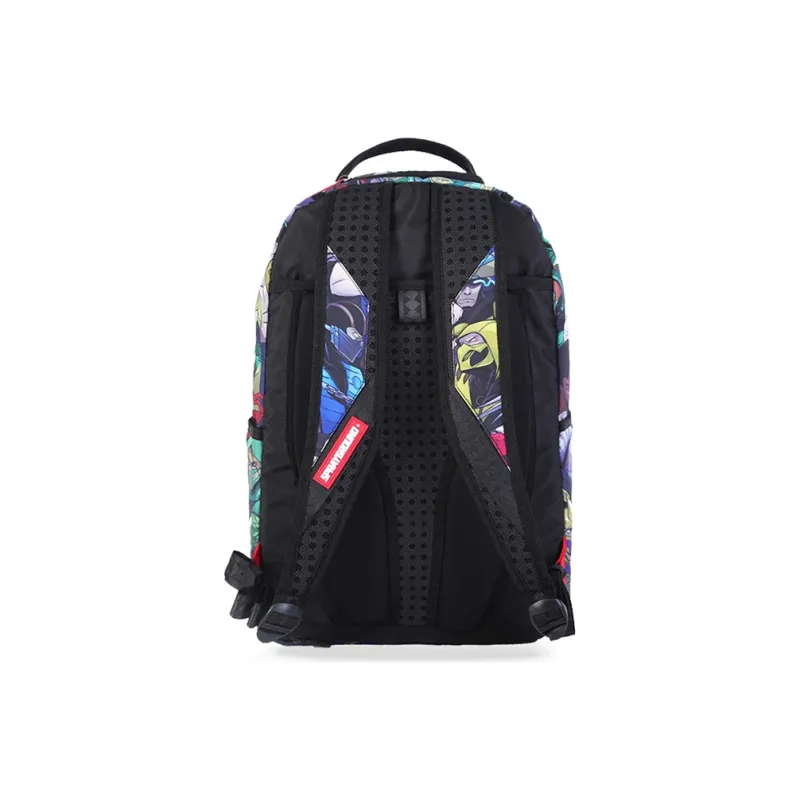 SPRAYGROUND King Of Fighting Collaboration Fabric Laptop Backpack Small Size Unisex Multicolor-2