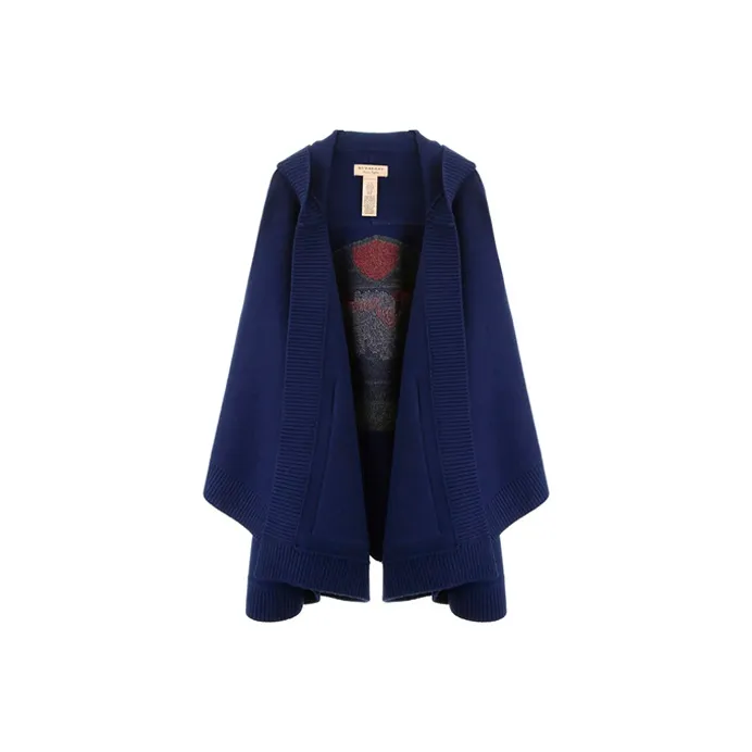 Burberry Shawls Women's Navy Blue-0