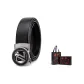 Litchi Grain Black Strap with Gunmetal Buckle+Premium Box