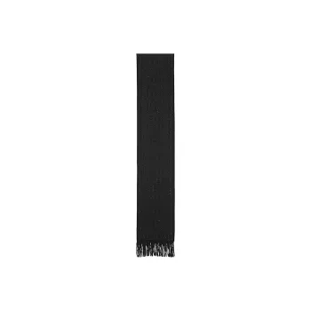 SAINT LAURENT Knit Scarves Unisex Black