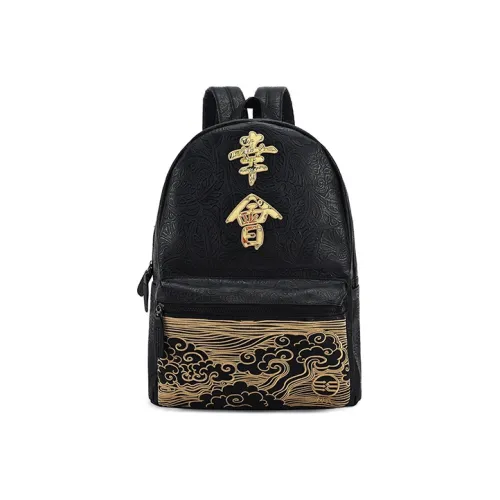 CHUSAN PVC Polyvinyl Chloride Versatile Trendy Backpack Laptop Bag Backpack Regular Unisex Black