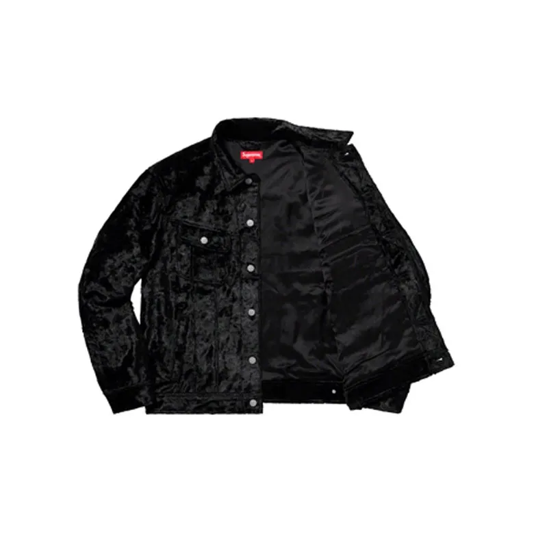 Supreme Fuzzy Pile Trucker Jacket-2