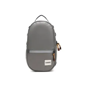 COACH Pacer Smooth Leather Backpack Men's Heather Gray