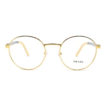 PRADA Eyeglass Frames Unisex Mountain Camellia Gold