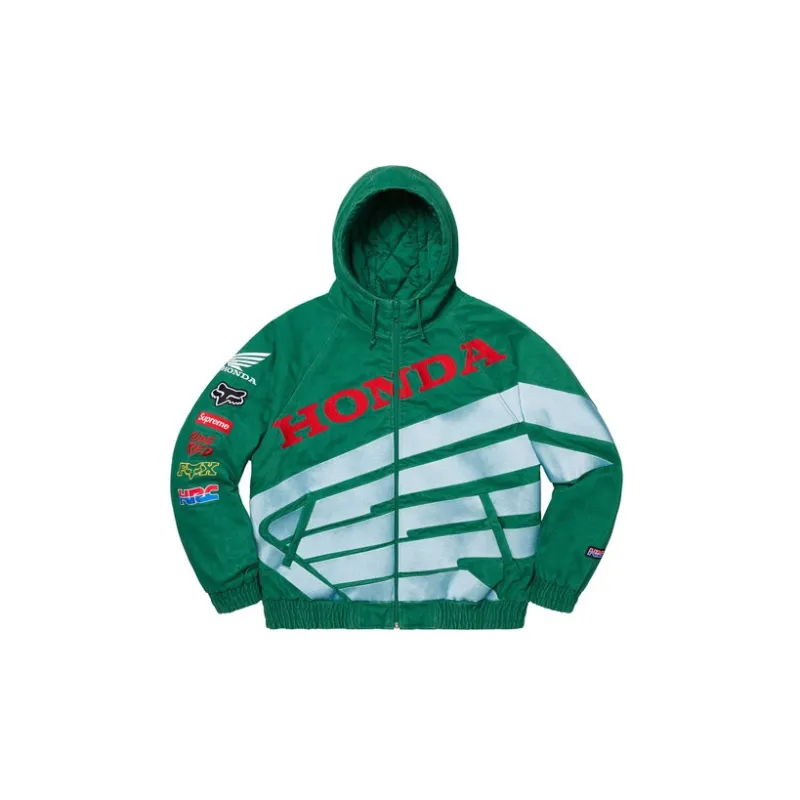 Supreme Honda Fox Racing Puffy Zip Up Jacket - Cheap Rcj Jordan Outlet