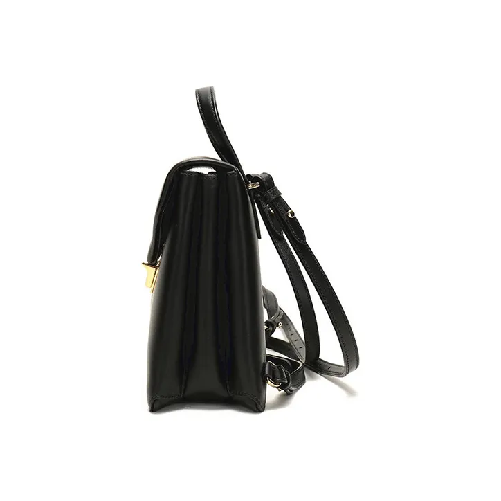 PRADA Cow Leather Backpack Women's Black-2