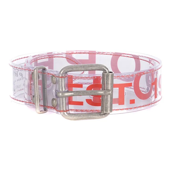 PHILOSOPHY DI LORENZO SERAFINI Transparent Logo print Belt-0