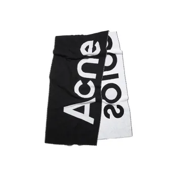 Acne Studios Logo Jacquard Scarf