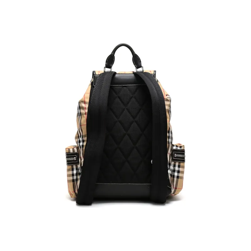 Burberry Canvas Backpack Unisex Beige-3