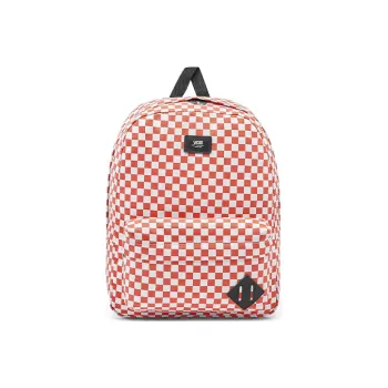 Vans Polyester Backpack Unisex Orange White