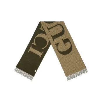 GUCCI Knit Scarves Unisex Olive Green