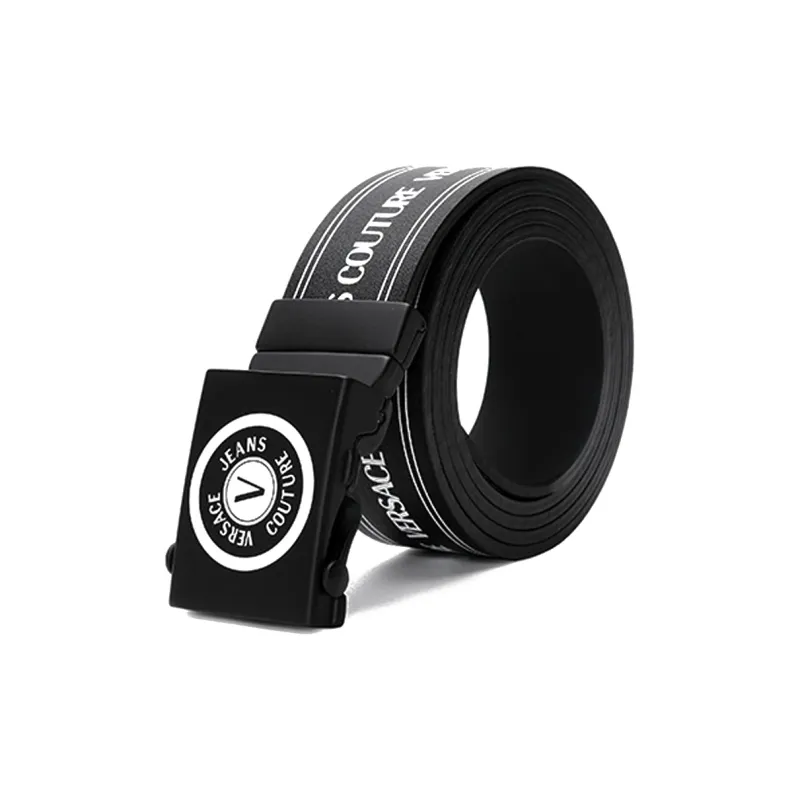 VERSACE Jeans Couture Leather Belts Men Black-1