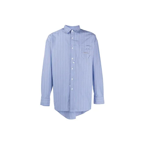 ADER ERROR Shirts Men Blue