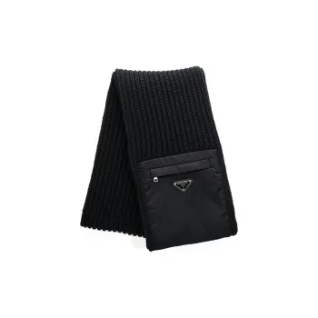 PRADA Shaker Knit Scarf