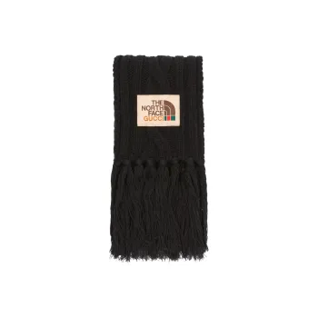 GUCCI Gucci X The North Face Wool Knit Scarves Unisex