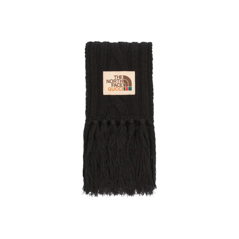 GUCCI Gucci X The North Face Wool Knit Scarves Unisex-0