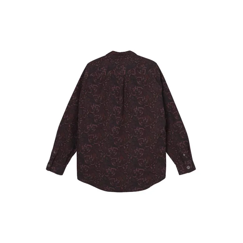 Union X Stussy X UNION Shirts Men Burgundy-1