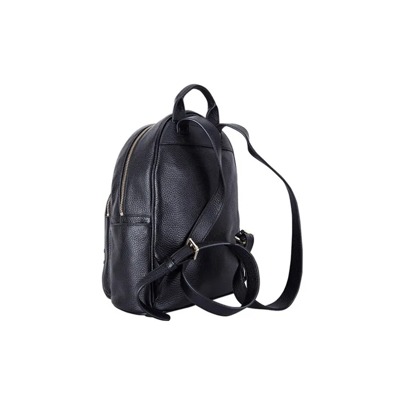MICHAEL KORS Abbey Leather Backpack Women's Black-1