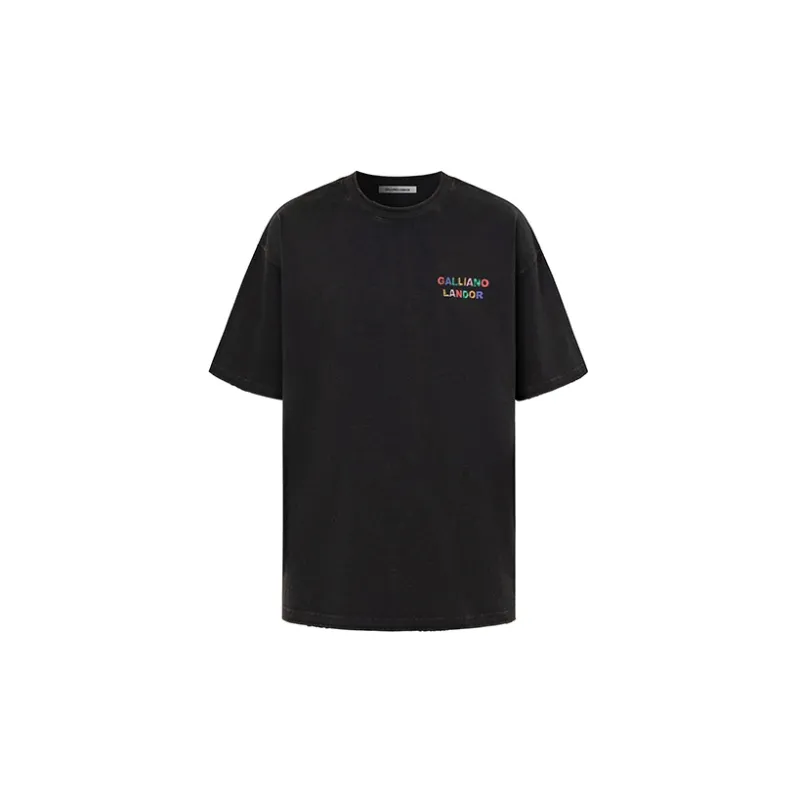 GALLIANO LANDOR SS22 T Shirt Men's Black-1
