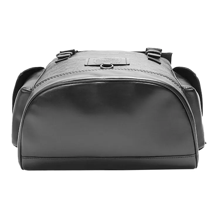 COACH Rivington Canvas With Leather Backpack Large Size Men's Black-3
