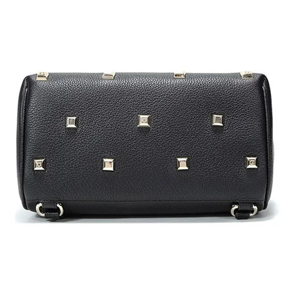 FERRAGAMO Cow Leather Handheld Backpack Women's Black-4