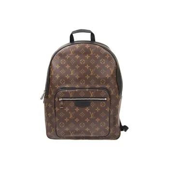 LOUIS VUITTON Cow Leather Backpack Men's Brown
