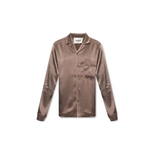 NANUSHKA Shirts Men Light Brown