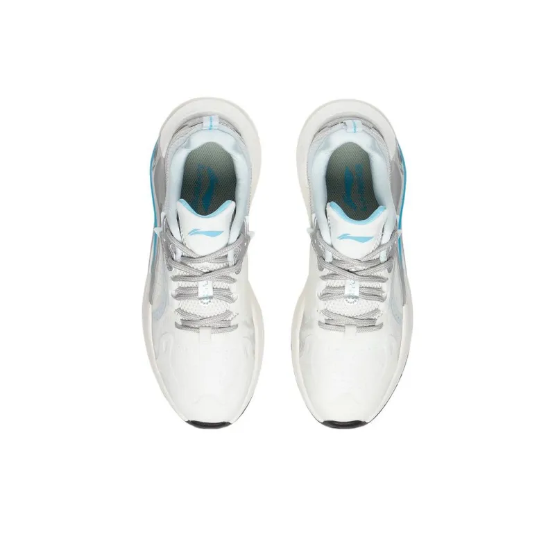 LiNing Starfire 3 Cushioning Anti-Slip And Wear-Resistant Low-Top Sports Casual Shoes Women's White Gray-3