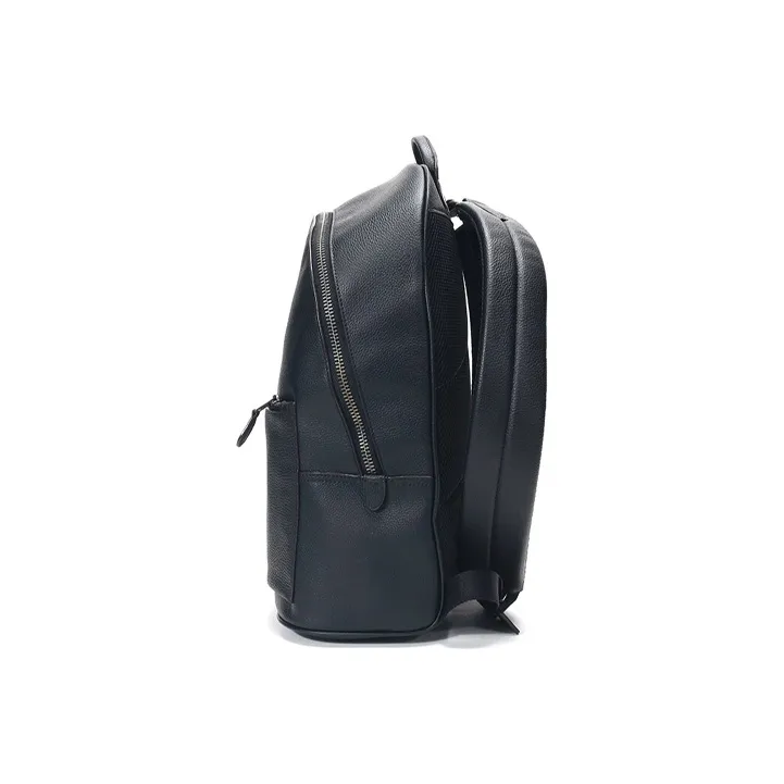COACH Metropolitan Leather Backpack Large Size Men's Black-2